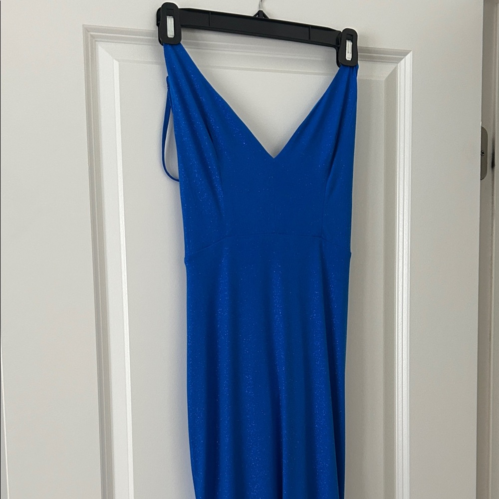 Elegant Blue Sparkle Dress